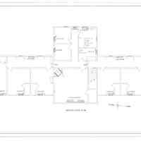 Passamaquoddy Bay Tidal Power Development | Temporary Buildings | Utilities Building | Heating: Second Floor Plan | Q-E 21/12