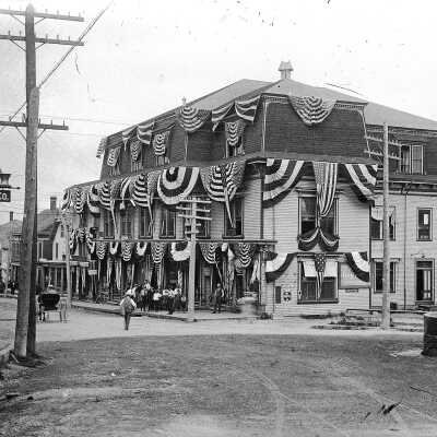 Downtown Machias, Maine | [Artist Unknown]