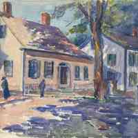 Stella Sara Henoch (1881-1964) | Buxton House, Eastport, Maine | Watercolor Painting | 1935