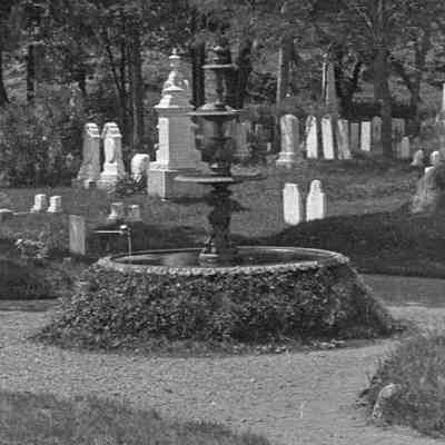 Cast Iron Fountain | Hillside Cemetery, Eastport, Maine