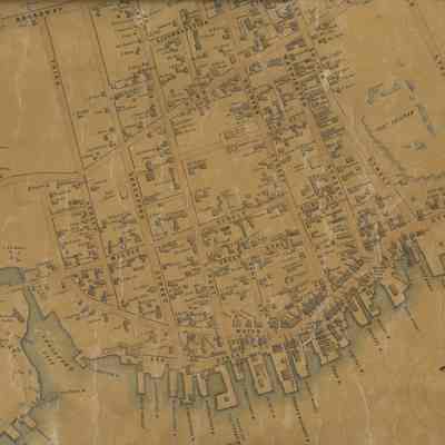 Detail #1 of Map of the Town of Eastport, Maine | E. M. Woodford, Philadelphia, 1855