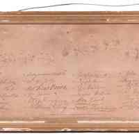 Engraving | Line Portraits of all 48 Signers of the Declaration of Independence as They Appeared on that Day, along with Their Signatures