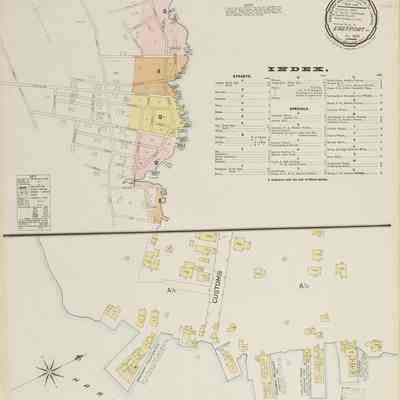 Eastport, Maine Sanborn Map Co., Dec. 1888 Sheet 1