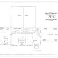 Passamaquoddy Bay Tidal Power Development | Temporary Buildings | Guest House | First Floor Plan | Q-E 20/14