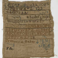 Sampler | Frances A. Baker, Eastport, Maine [1824 - 1881]