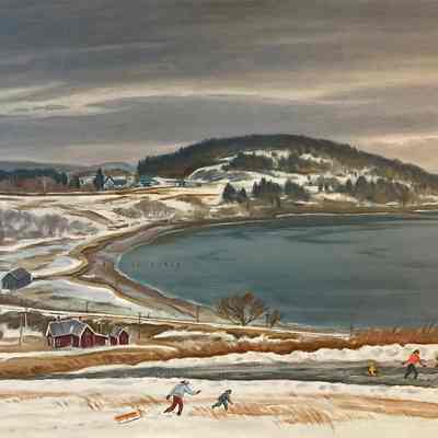 Redoubt Hill, Eastport, Maine | Edmund Schildknecht | c.1960.