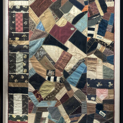 Crazy Quilt | Emma Augusta Bucknam Wadsworth | Eastport, Maine | 1895