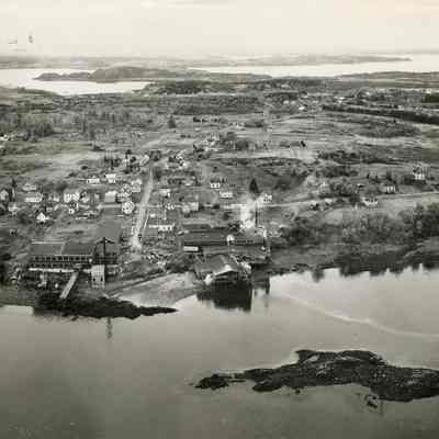 Aerial View | Waterfront along Eastport, Maine, Clark Ledge | U. S. Army Corps. of Engineers