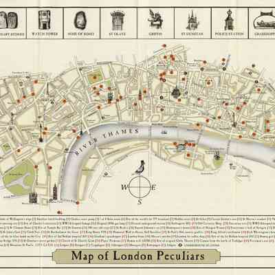 Map of London Peculiars