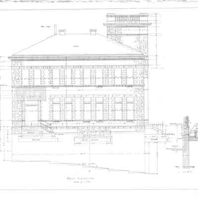 U.S. Custom House & Post Office | Eastport, Maine | Drawing No. 7