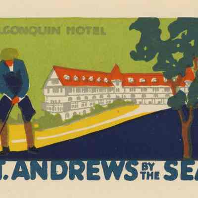 Algonquin Hotel: St. Andrews by the Sea | Luggage Label