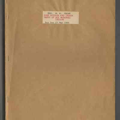 Some Outdoor and Indoor Games of the Wabanaki Indians | Mrs. W.W. Brown | 1888