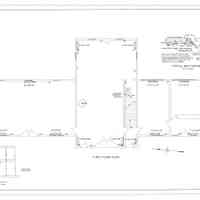 Passamaquoddy Bay Tidal Power Development | Temporary Buildings | Utilities Building | Heating: First Floor Plan | Q-E 21/11