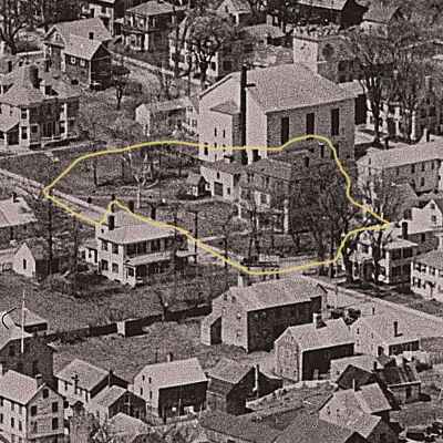 Aerial View of Hayden House, c. 1930s