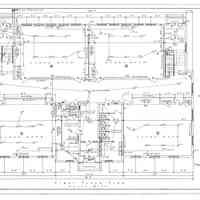 Passamaquoddy Bay Tidal Power Development | Temporary Buildings | School-House | First Floor Plan | Q-E 28/1