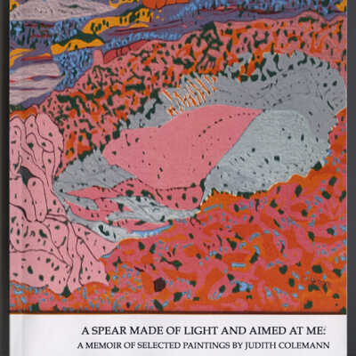 A Spear Made of Light and Aimed at Me: A Memoir of Selected Paintings by Judith Colemann | 2016