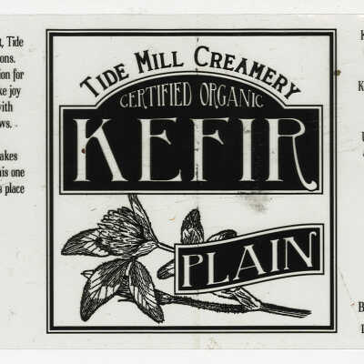 Tide Mill Creamery | Plain Kefir Label