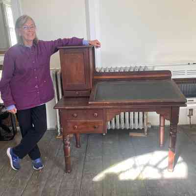 Business Desk | Wadsworth-Raye Family | Circa 1860 | Eastport, Maine