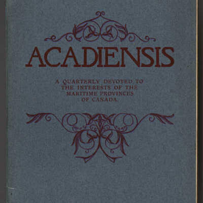 Jonathan Eddy and Grand Manan | G.O. Bent | Acadiensis, July, 1906, Volume VI, Number 3, pp. 165-171