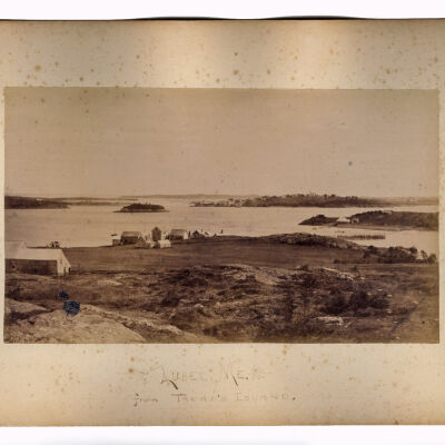 Loring, page 99 | View of Lubec, Maine from Treat's Island, Maine.
