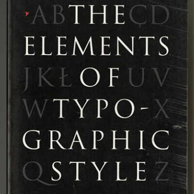 The Elements of Typographic Style | Robert Bringhurst | First Edition