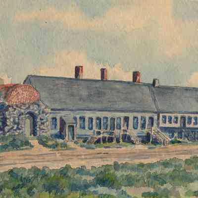 Fort Sullivan, Eastport, Maine | E.J. Cassidy | Watercolor