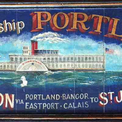 The Steamship Portland | Sign