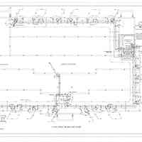 Passamaquoddy Bay Tidal Power Development | Temporary Buildings | School | Piping Space Below First Floor | Q-E 28/13