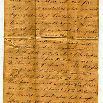 Letter, 1820