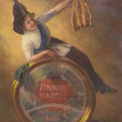 Painting for Regalia Brand Finnan Haddie | Beale & Garnett & Company, Eastport, Maine