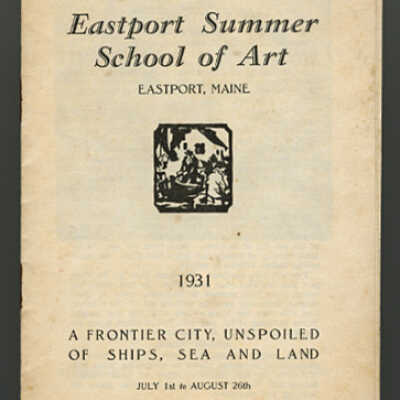 Eastport Summer School of Art, Eastport, Maine, 1931