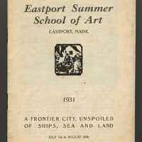 Eastport Summer School of Art, Eastport, Maine, 1931