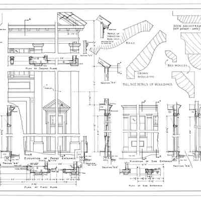 Passamaquoddy Bay Tidal Power Development | Temporary Buildings | Utilities Building | Construction Details | Q-E 21/9