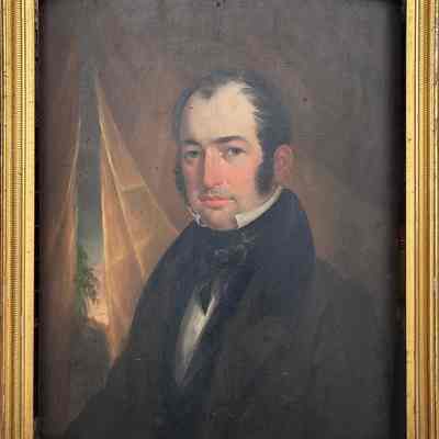 Portrait of Dr. Cyrus Hamlin | Dennysville and Calais, Maine | c.1830