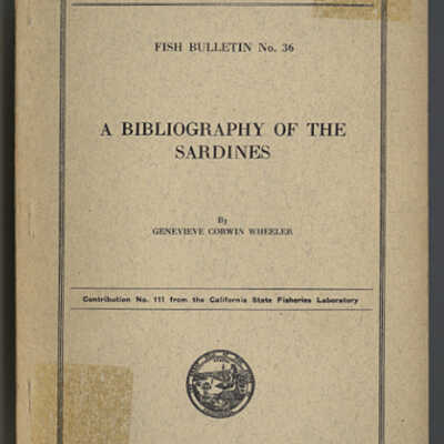 A Bibliography of the Sardines | Genevieve Corwin Wheeler