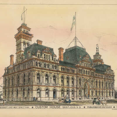 Custom House, Saint John, New Brunswick, 1878-1880 | Thos. S. Scott, Chief Architect; McKean & Fairweather, Architects, St. John