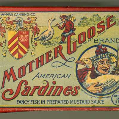 Mother Goose Brand American Sardines | Fancy Fish in Prepared Mustard Sauce | Wyman Canning Company, Milbridge, Maine