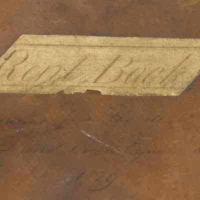 Rent Book: Commencing from the death of the late David Owen, Esquire, 1829 | Campobello Island, New Brunswick