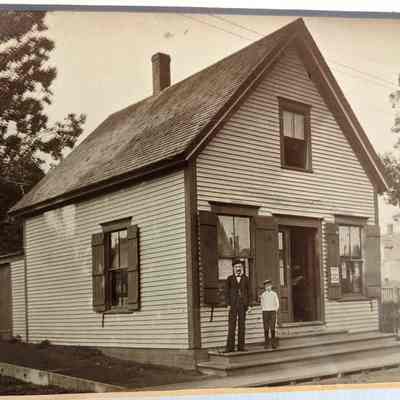 Photograph 43Key1. From Pat & Sven Oftedal. Caption on back reads: "Circa 1893 - John Walter McGregor - boy Fred W."