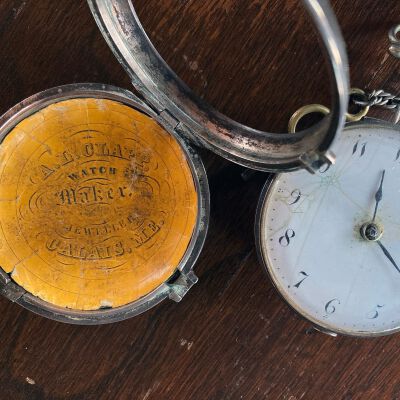 Pocket Watch | A.L. Clapp | Watch Maker and Jeweler, Calais, Maine