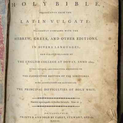 Carey Holy Bible 1790 | Patrick Egan and William Egan | Moose Island, Passamaquoddy [Eastport]
