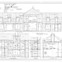 Passamaquoddy Bay Tidal Power Development | Temporary Buildings | Utilities Building | Front Elevation | Q-E 21/8