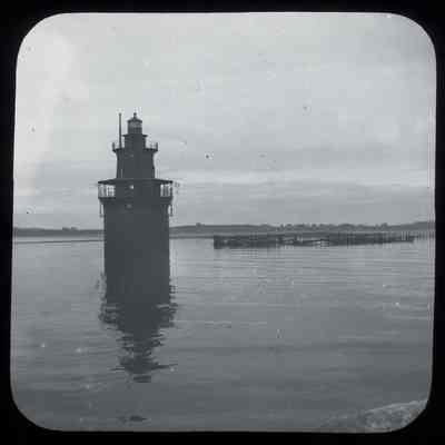 Lubec Channel Light | Lubec, Maine | 1899 | Glass Magic Lantern Slide | R. Clinton Fuller |