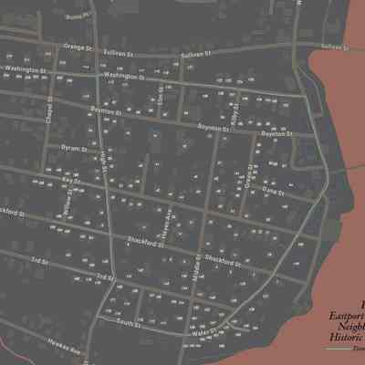 Map of Proposed National Register Eastport Central Neighborhood Historic District