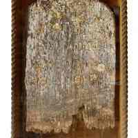 Wooden Grave Marker| Margaret Smith 1870-1910 and John H. Smith 1868-1948 | From Hillside Cemetery, Eastport, Maine