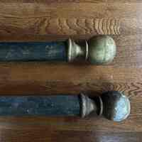 Wooden Curtain Rods | Grady House, 1 Adams Street, Eastport, Maine | c.1840