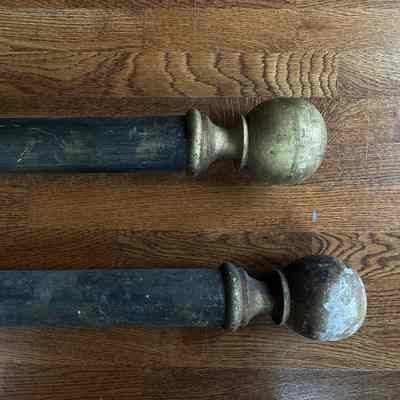 Wooden Curtain Rods | Grady House, 1 Adams Street, Eastport, Maine | c.1840