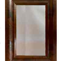 Empire Mahogany Ogee Mirror | Captain William Shackford | Eastport, Maine