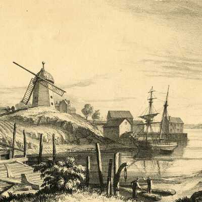 Windmill | Eastport, Maine | C.1850.
