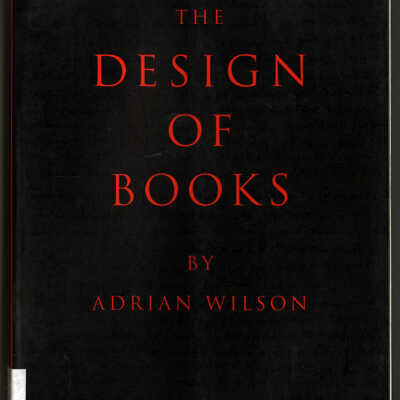 The Design of Books | Adrian Wilson